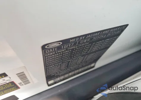 2017 Land Rover Range Rover Hse z USA, uszkodzony, nr VIN SALGS2FVXHA377683